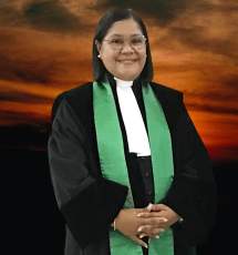 Baca sambutan Ketua Majelis Jemaat